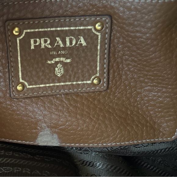 Prada Brown Leather Tote Bag - Picture 12 of 14